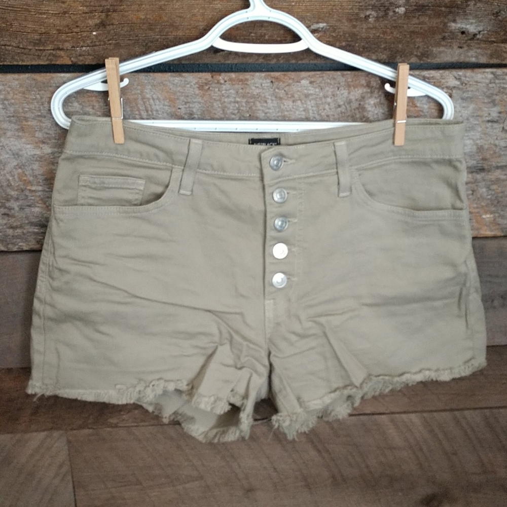 Just Black Olive/Khaki Shorts
